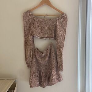 Skirt and Top Two Piece Set